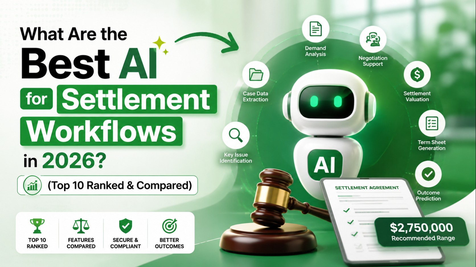What Are the Best AI for Settlement Workflows in 2026? (Top 10 Ranked & Compared)