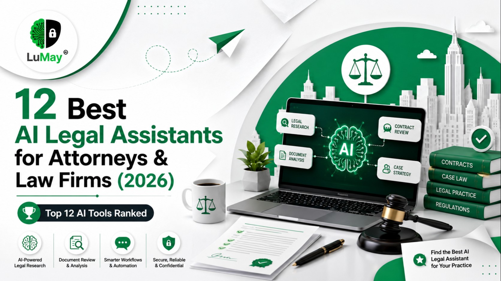 12 Best AI Legal Assistants for Attorneys & Legal Teams in 2026