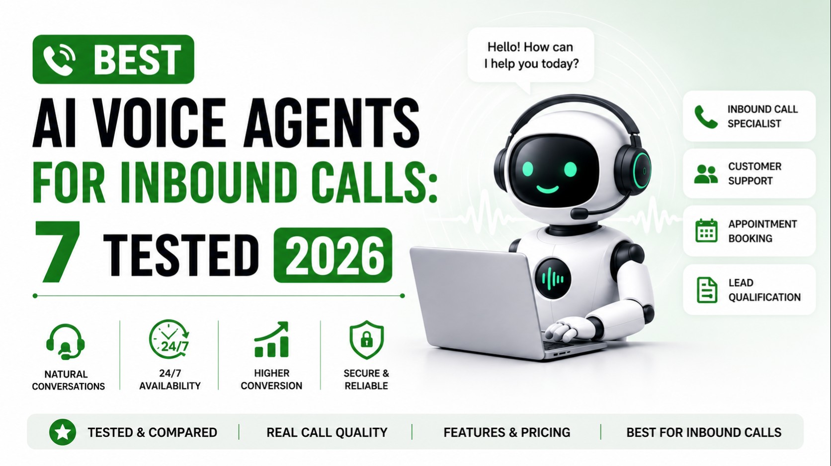 Best AI Voice Agents for Inbound Calls: 7 Platform Tested 2026