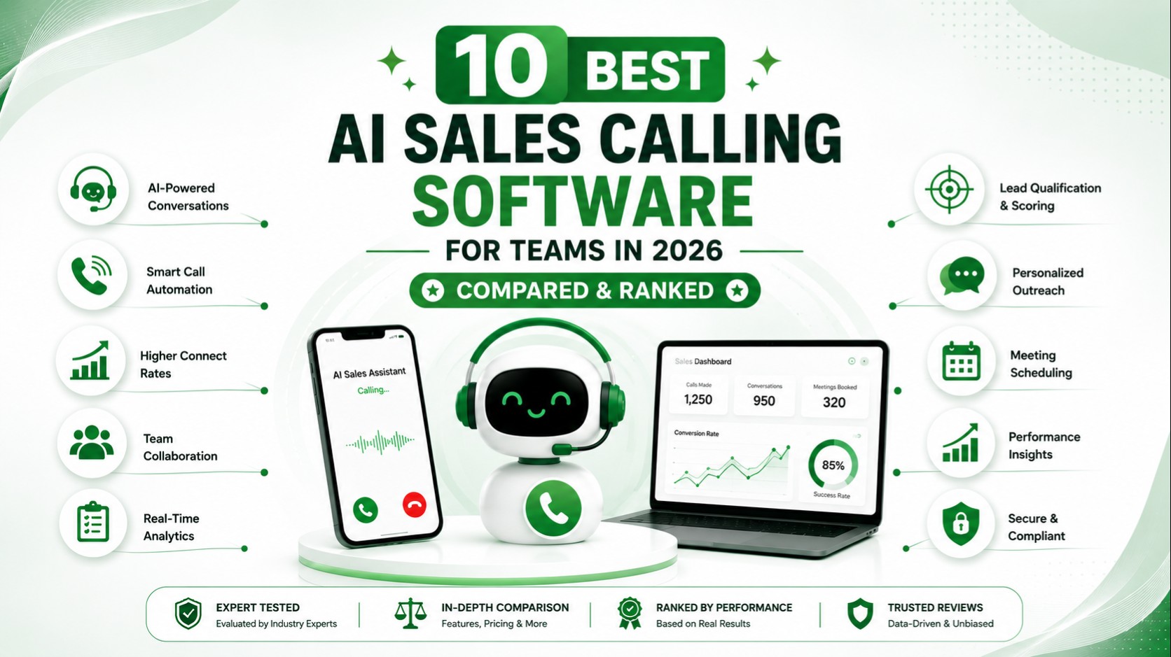 10 Best AI Sales Calling Software for Teams in 2026 (Compared & Ranked)
