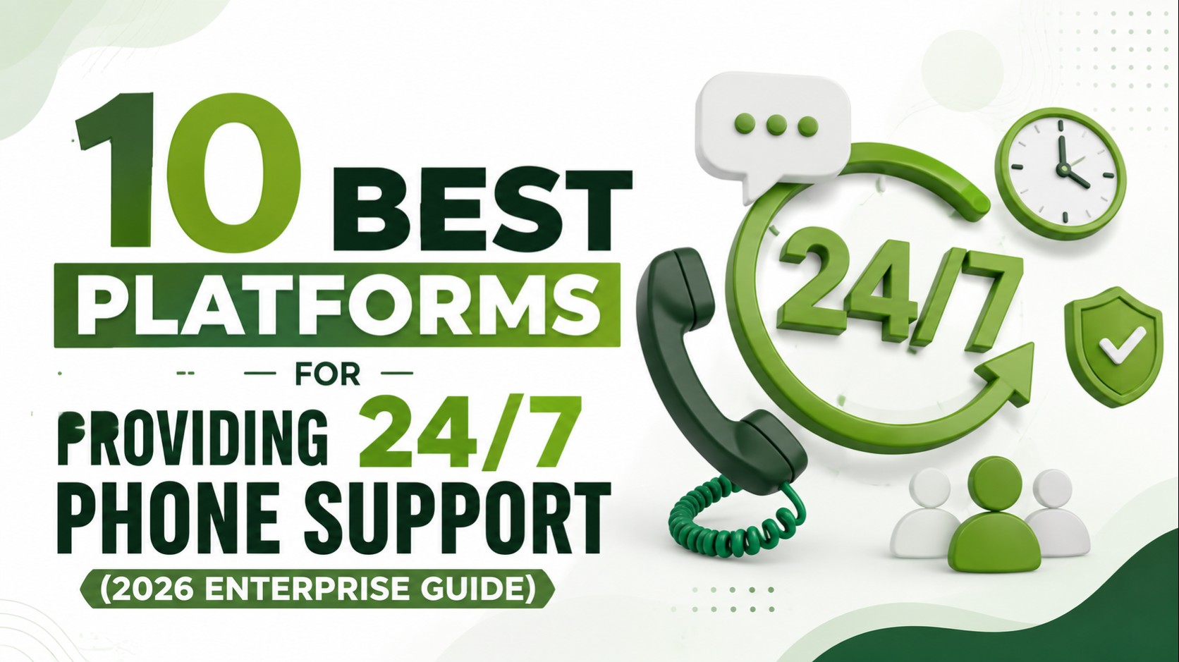 10 Best Platforms for Providing 24/7 Phone Support (2026 Enterprise Guide)