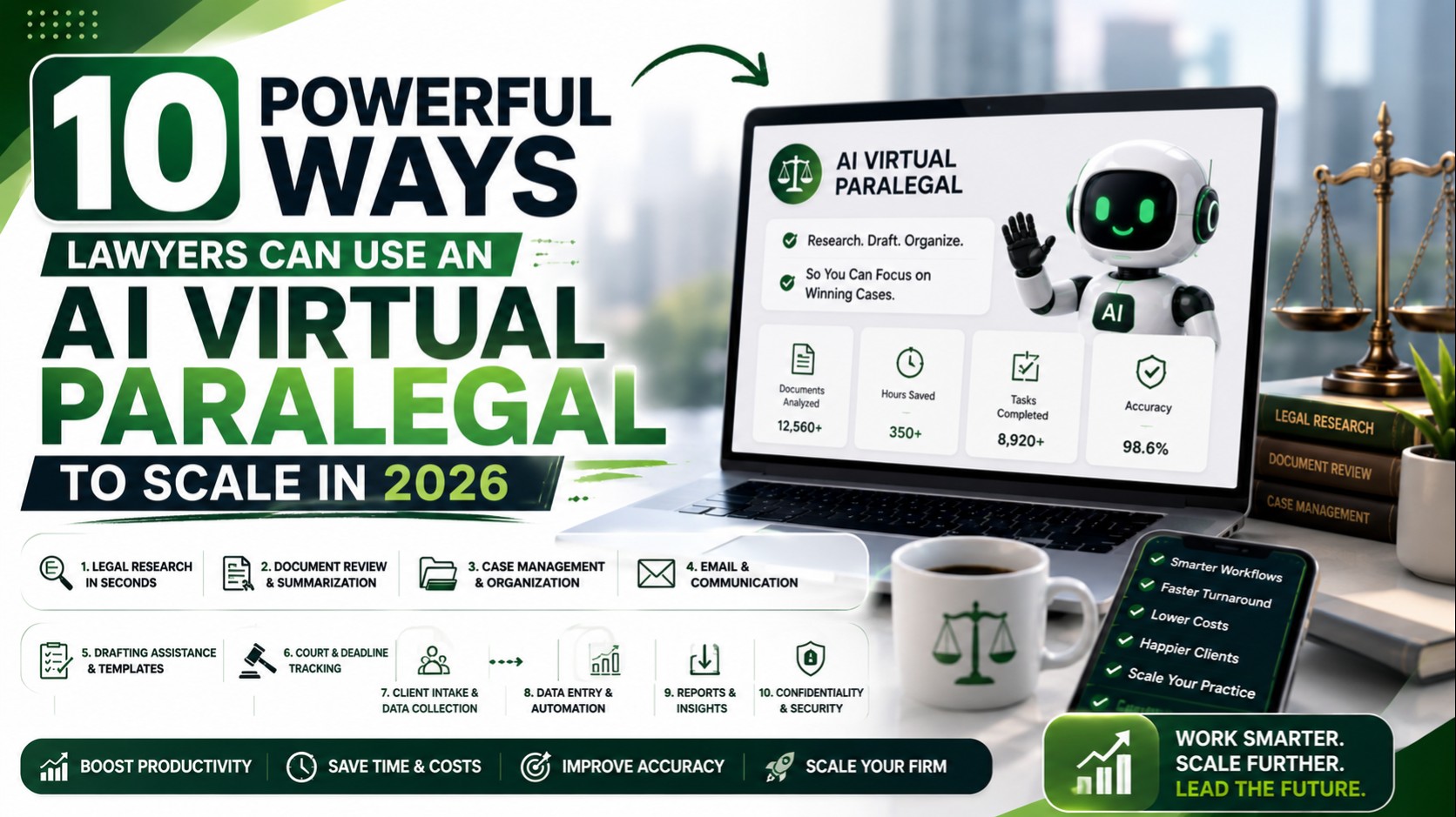 10 Powerful Ways Lawyers Can Use an AI Virtual Paralegal to Scale in 2026