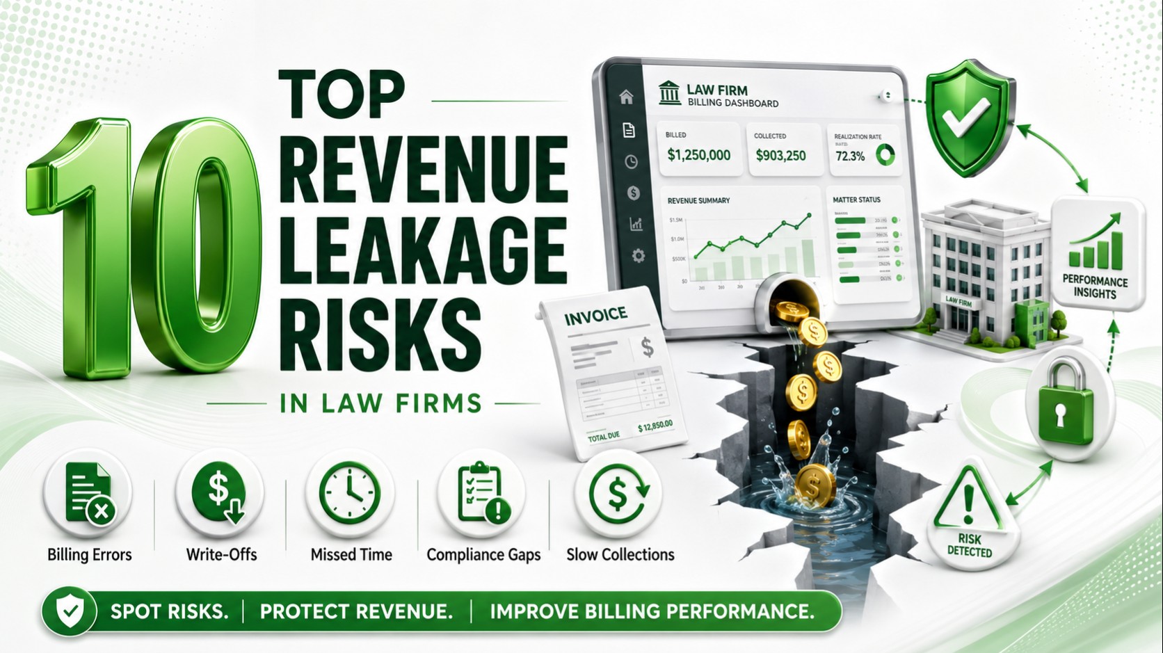 Top 10 Revenue Leakage Risks in Law Firms