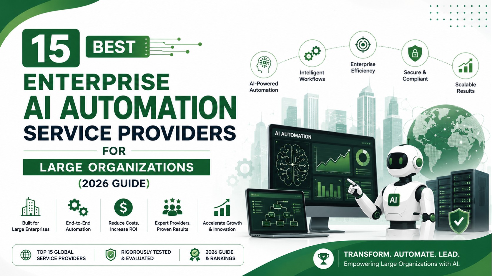 Best Enterprise AI Automation Service Providers for Large Organizations