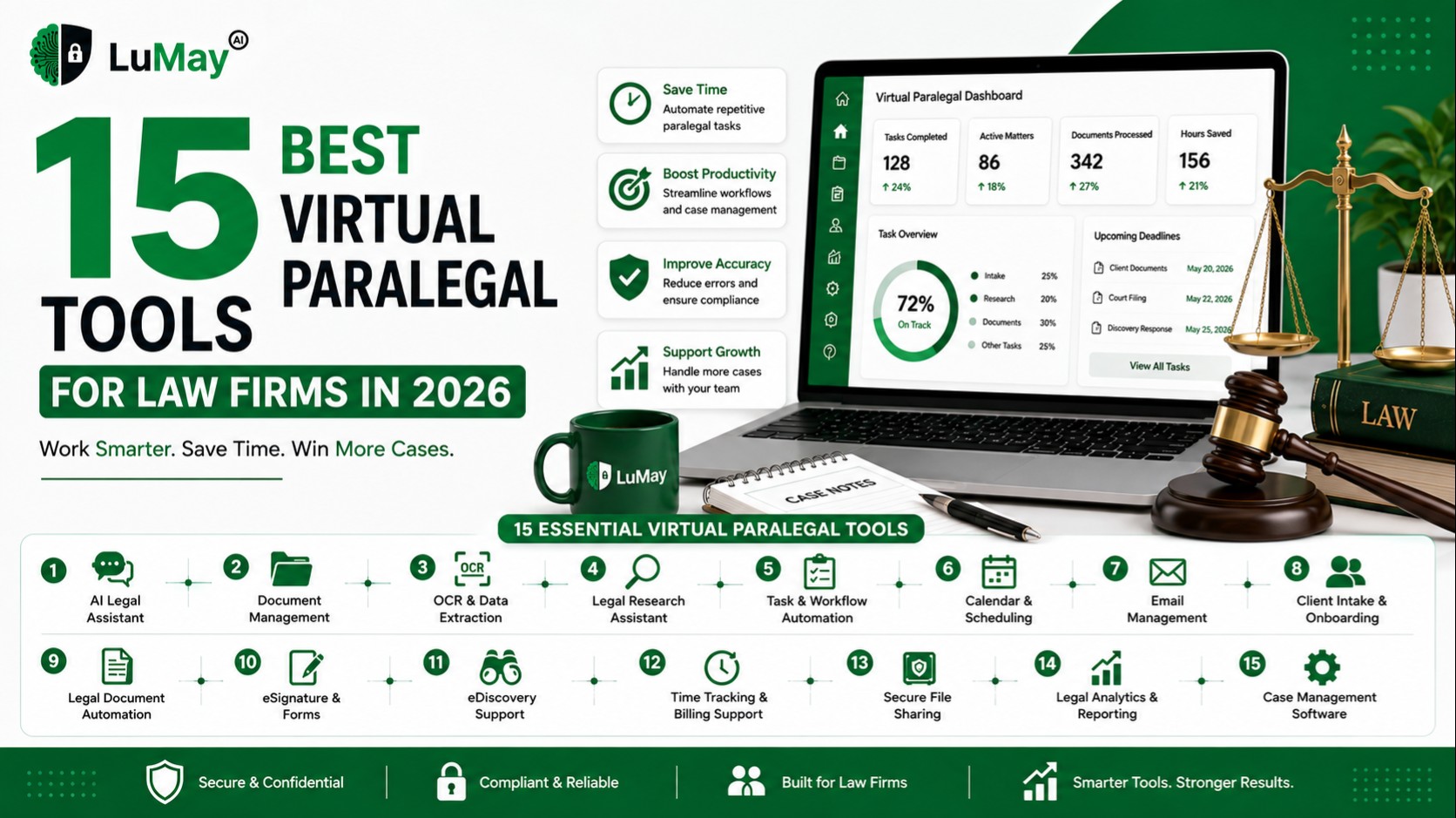 15 Best Virtual Paralegal Tools for Law Firms in 2026