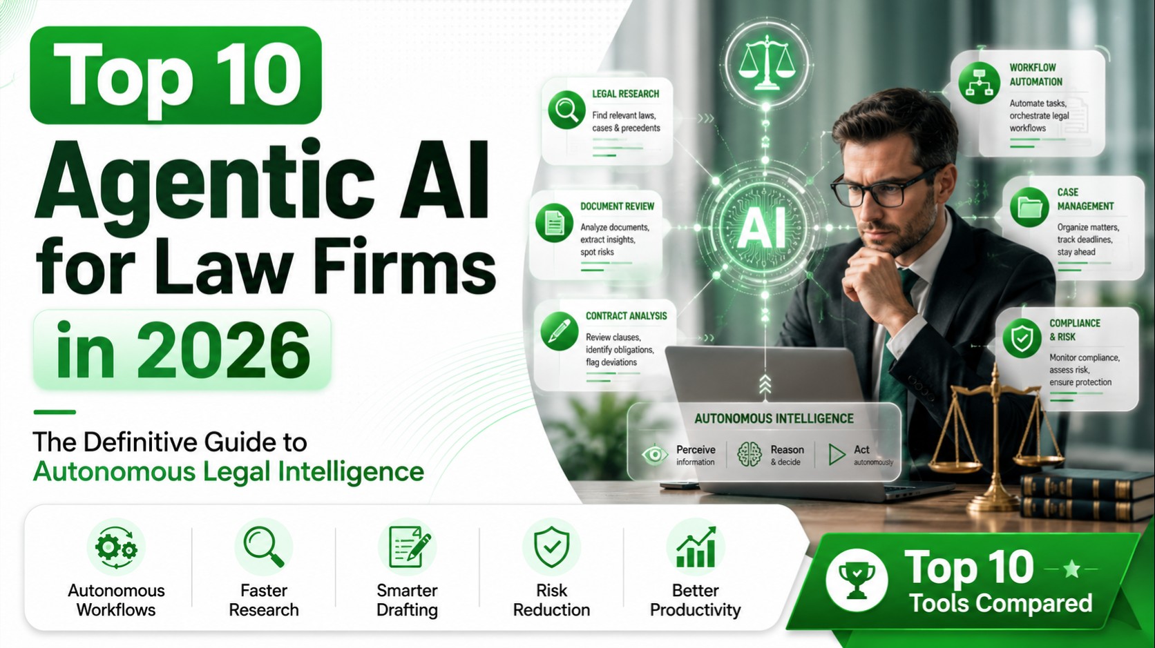 Top 10 Agentic AI for Law Firms in 2026: The Definitive Guide to Autonomous Legal Intelligence