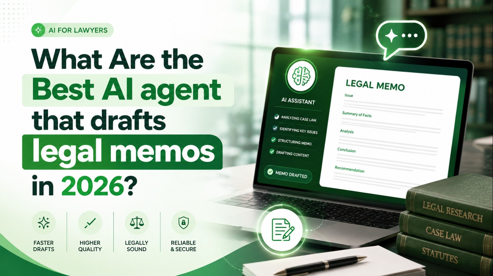 What Are the Best AI agent that drafts legal memos in 2026?