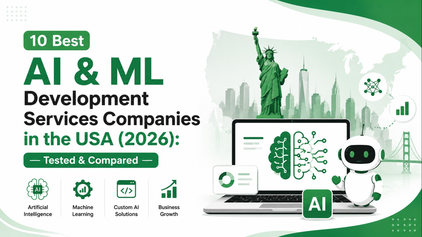 10 Best AI & ML Development Services Companies in the USA (2026): Tested & Compared