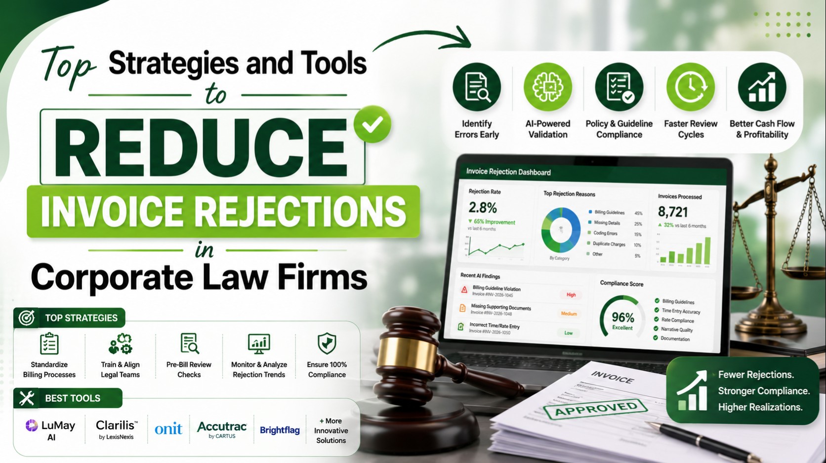 Top Strategies and Tools to Reduce Invoice Rejections in Corporate Law Firms