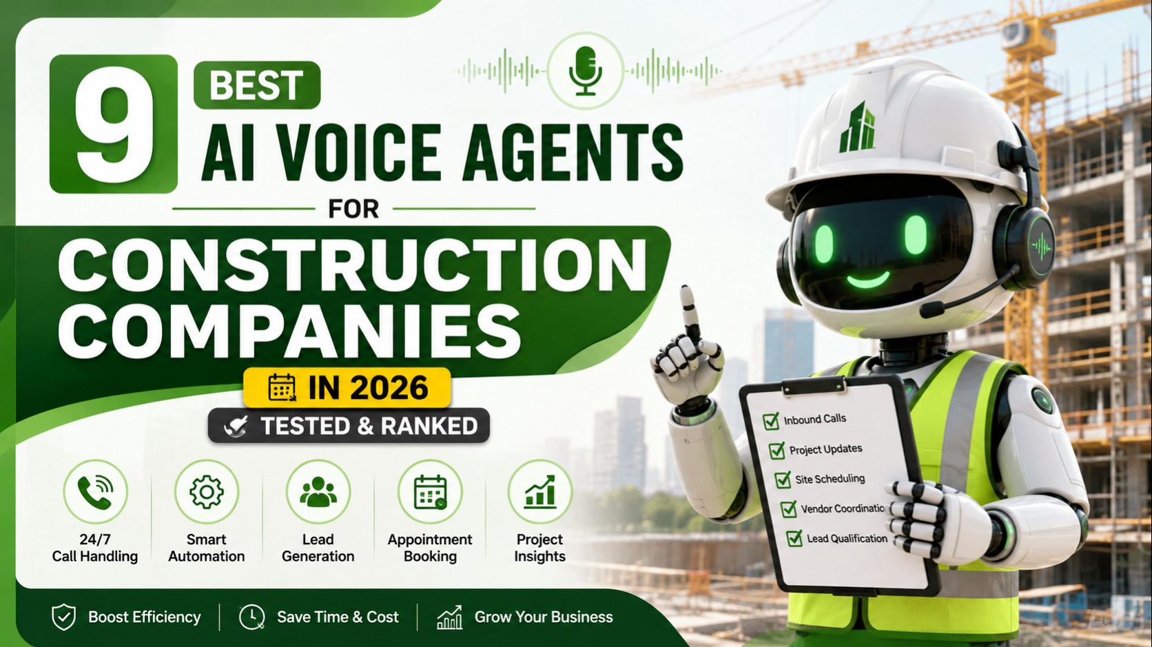 AI voice agents for construction companies